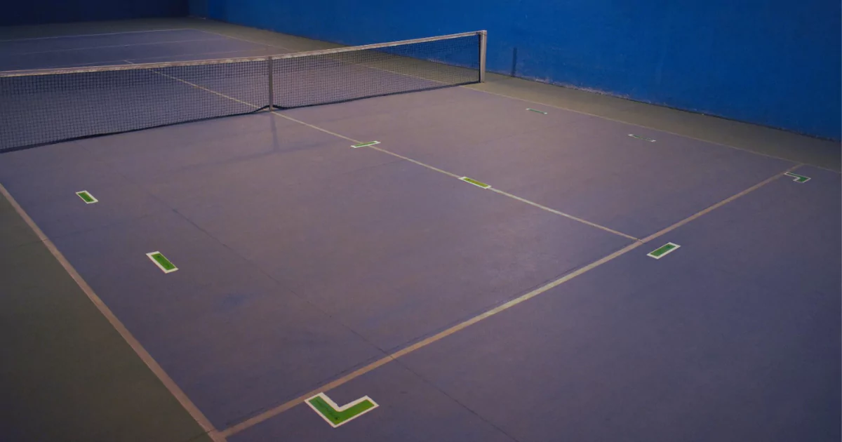 Converting tennis court to pickleball court